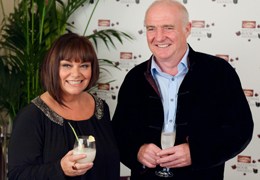 Dawn French with Rick Stein
